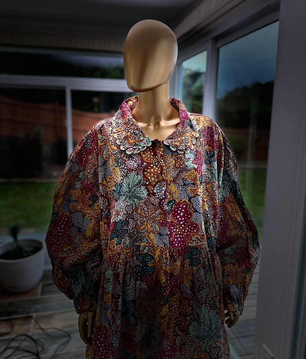 Thumbnail: Kika Vargas Anemone Floral Plus Size Dress - Size 4X