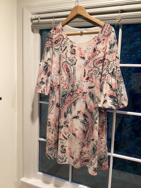 Thumbnail: Est. 1946 Multicolor Short Sleeve Mini Dress - Size L