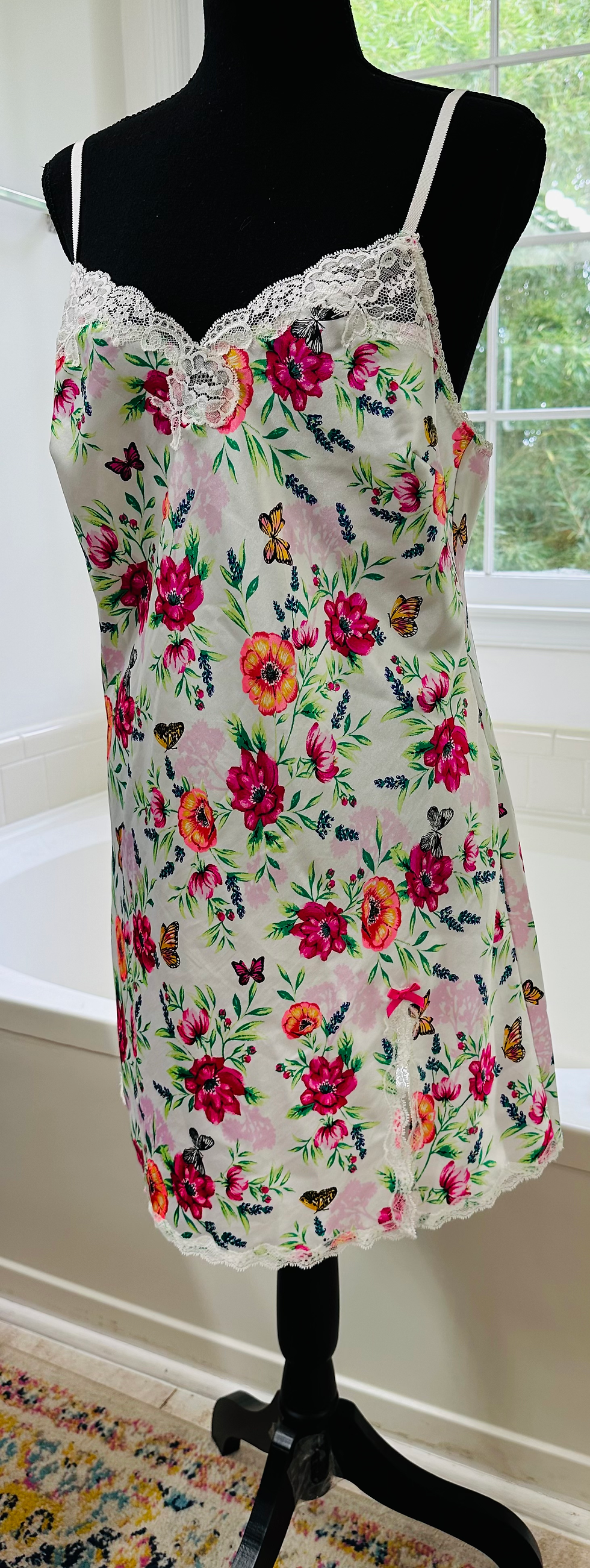 Thumbnail: Victoria's Secret Satin Slip Dress - Size L