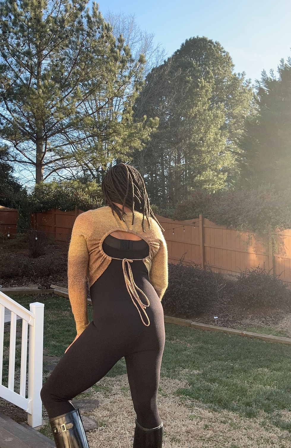 Thumbnail: Cotton On Cut Out Back Sweater - Size XL