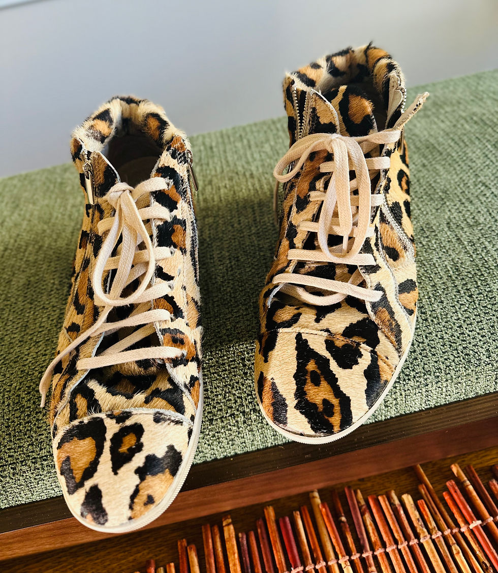 Thumbnail: Klub Nico Leopard Print Sneaker - Size 8