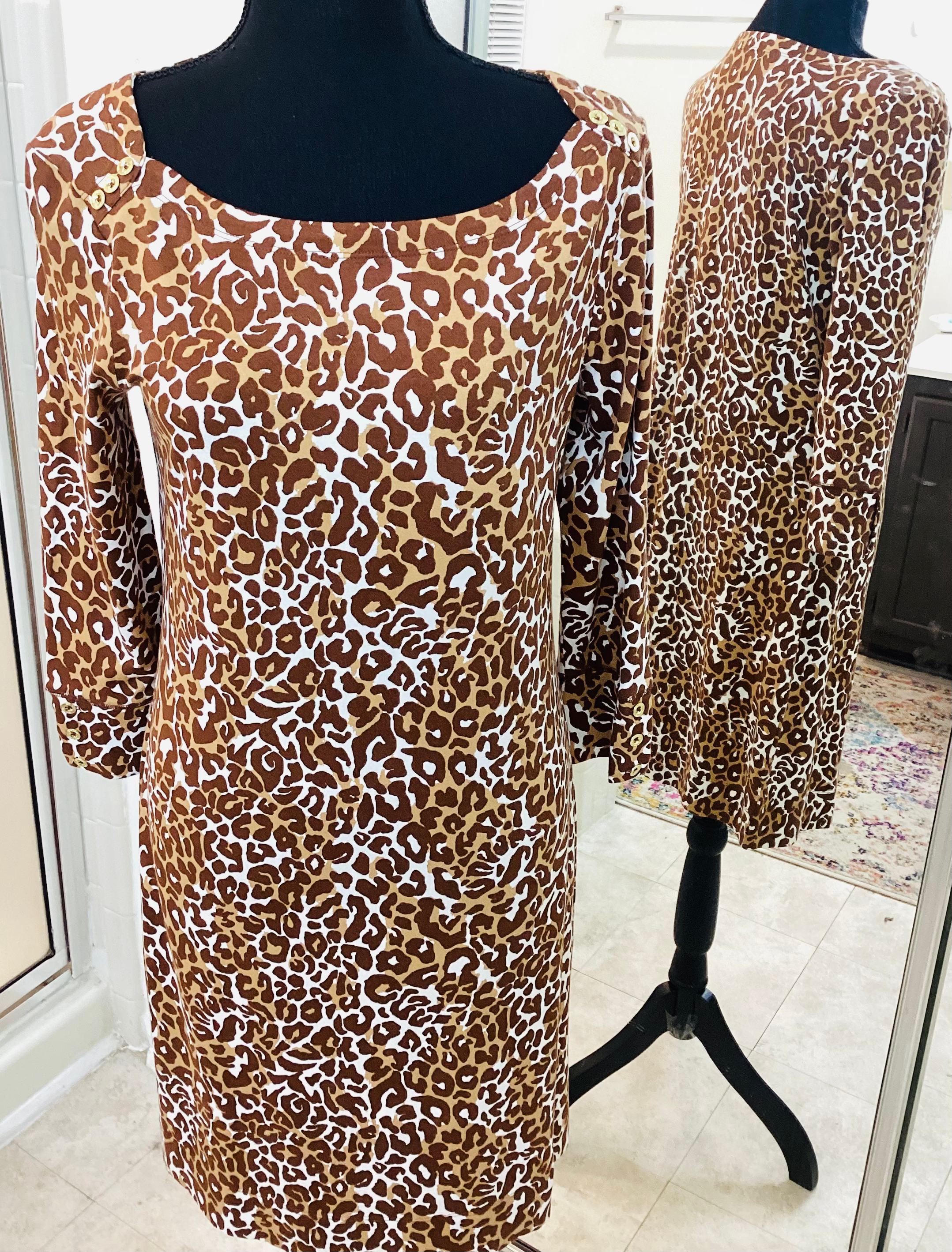 Nwt Lilly Pulitzer Animal Print Sophie Dress - Size M
