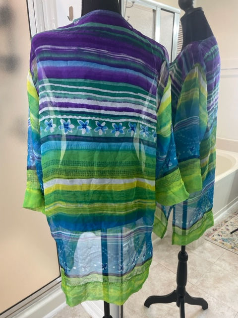Thumbnail: Cejon Beachwear Coverup Swim Shirt - Size M