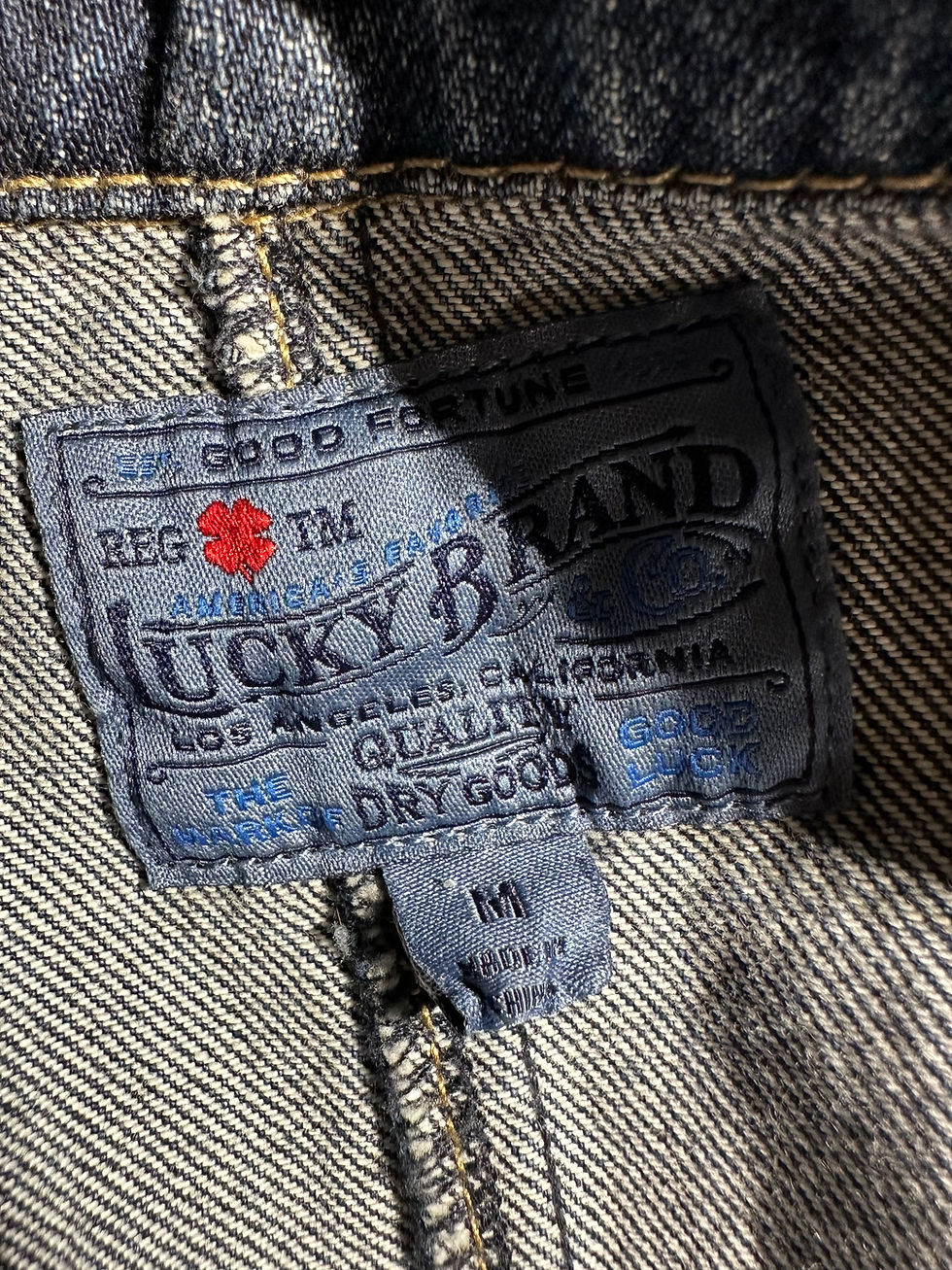 Thumbnail: Vintage Lucky Brand Denim Mini Dress - Size M