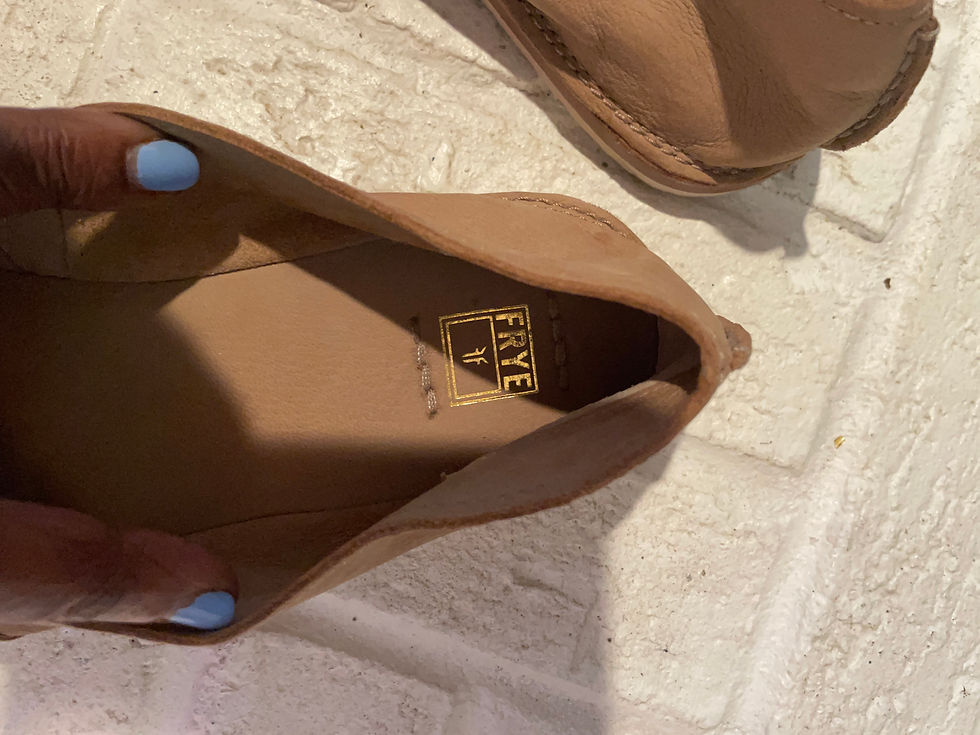 Thumbnail: New Frye Camel Leather Slip on Flats - Size 10M