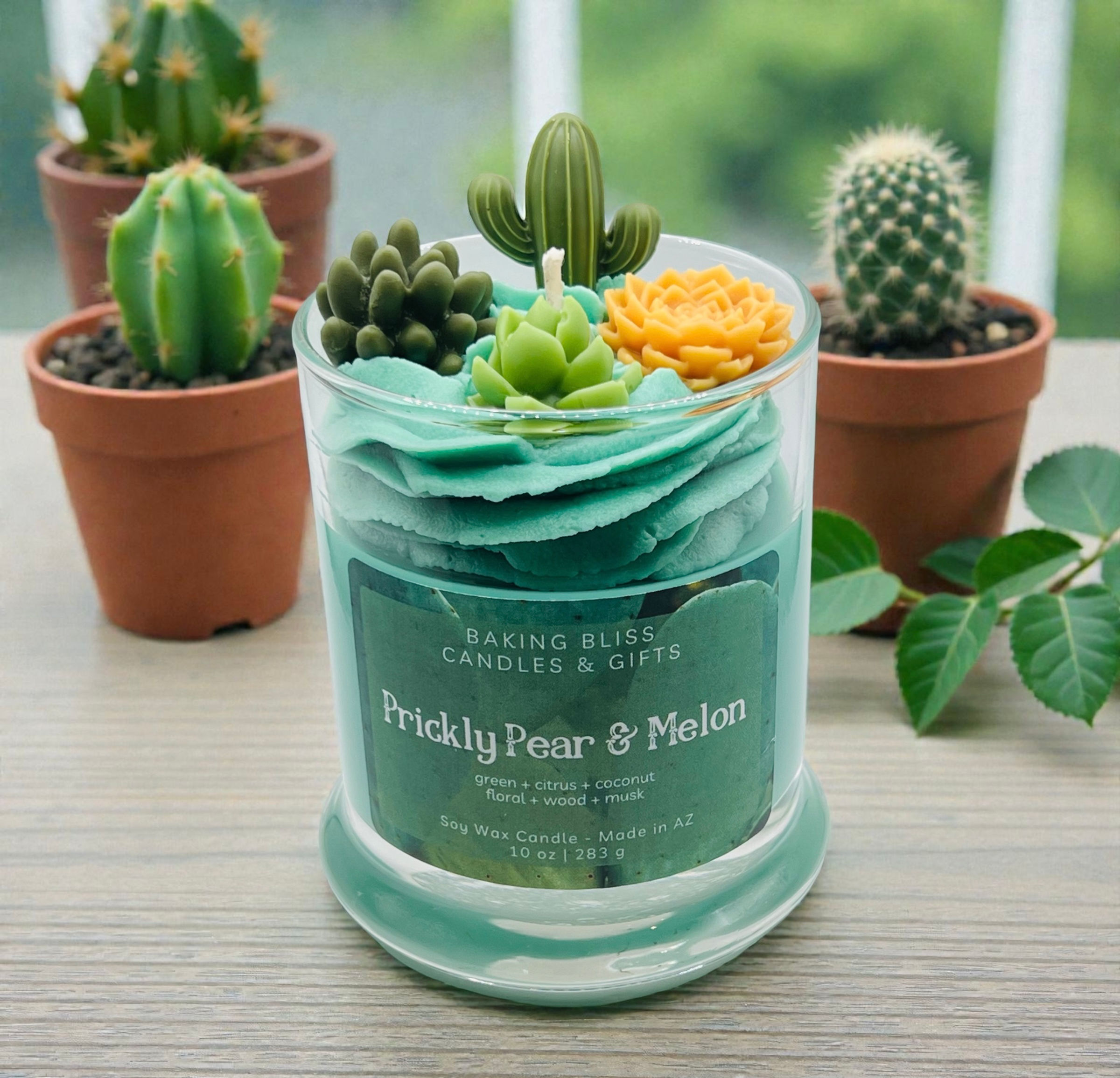 Prickly Pear & Melon Scented Candle