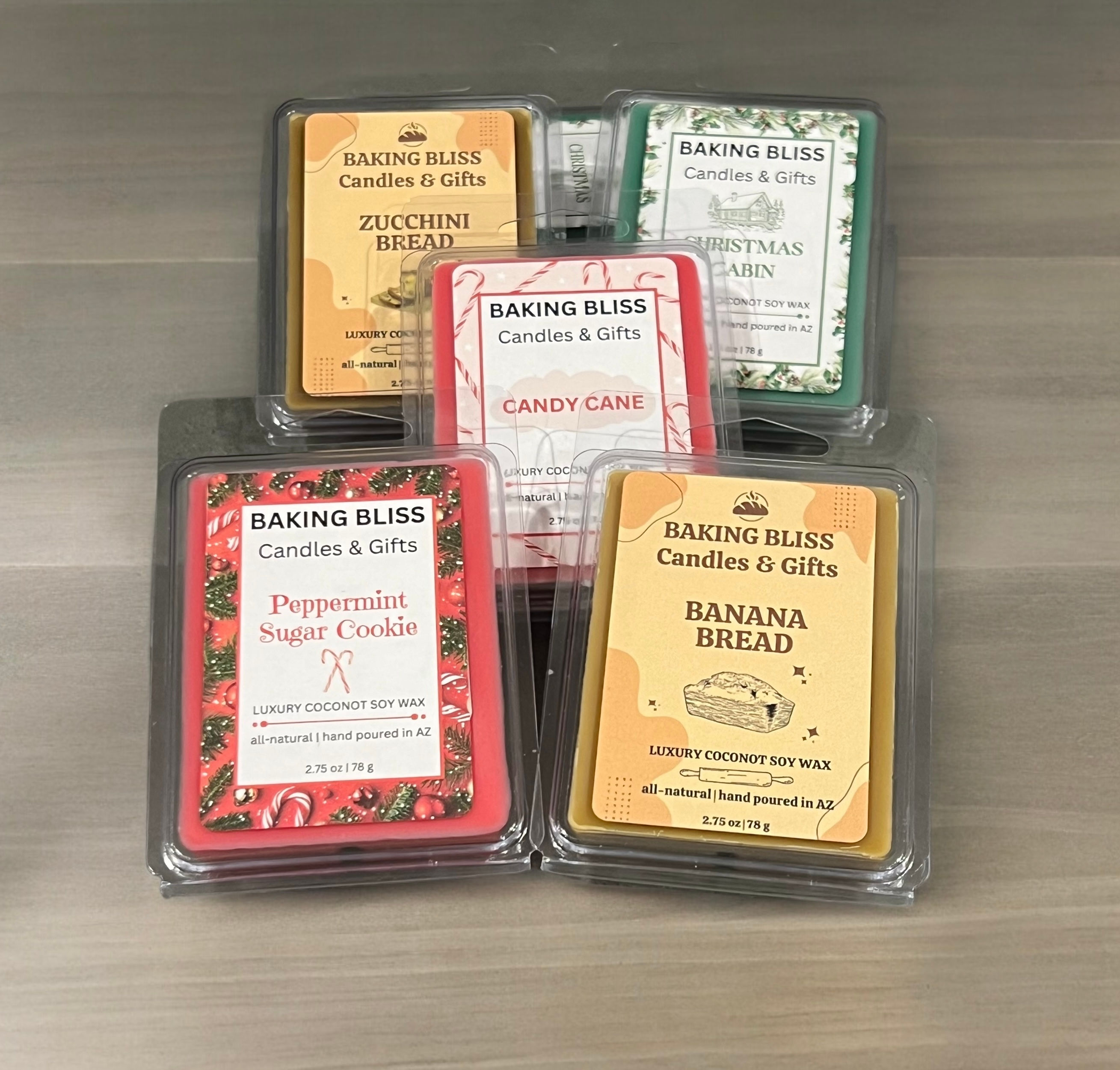 Coconut Soy Wax Melts - Fall & Holiday Scents