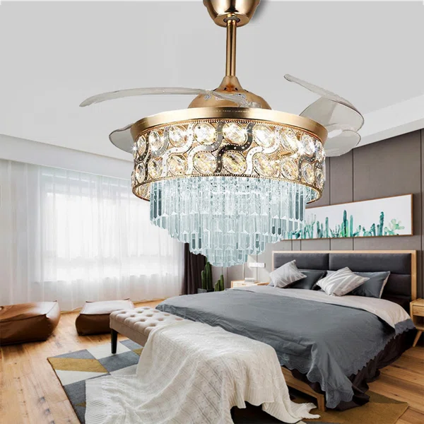 Thumbnail: Crystal Fan Light 619