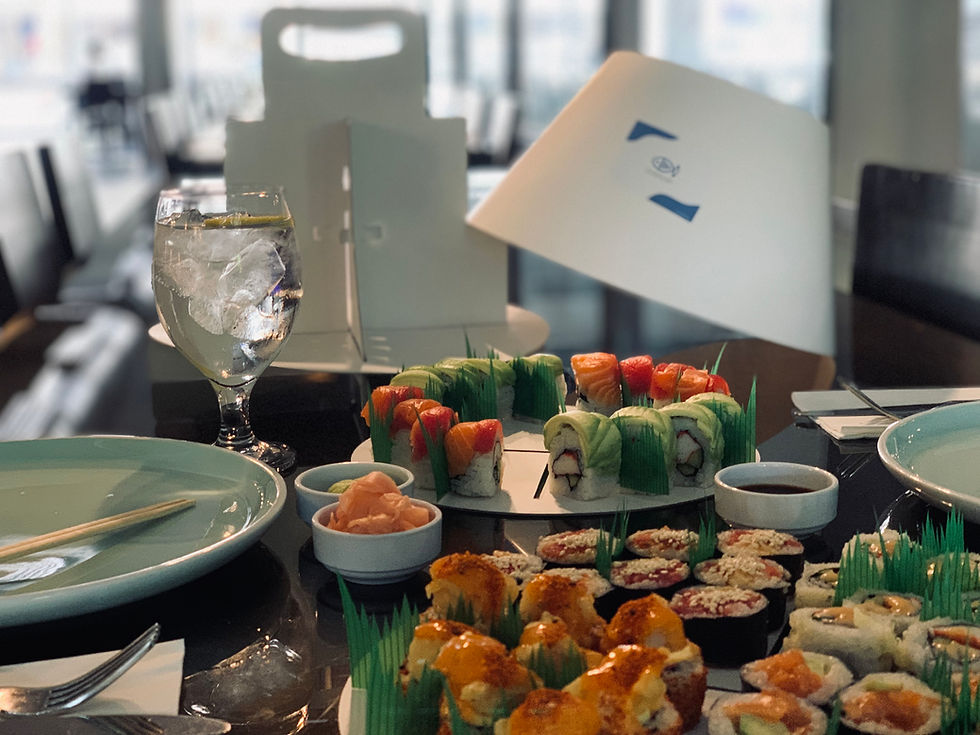 Arranged Food and Objects