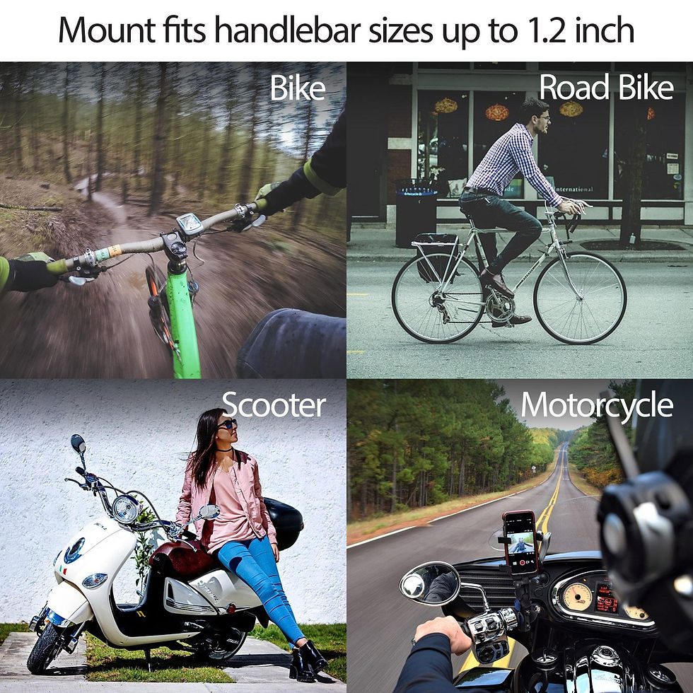 Thumbnail: Bike Phone Mount Motorcycle Cell Phone Holder Bicycle Handlebar For iPhone