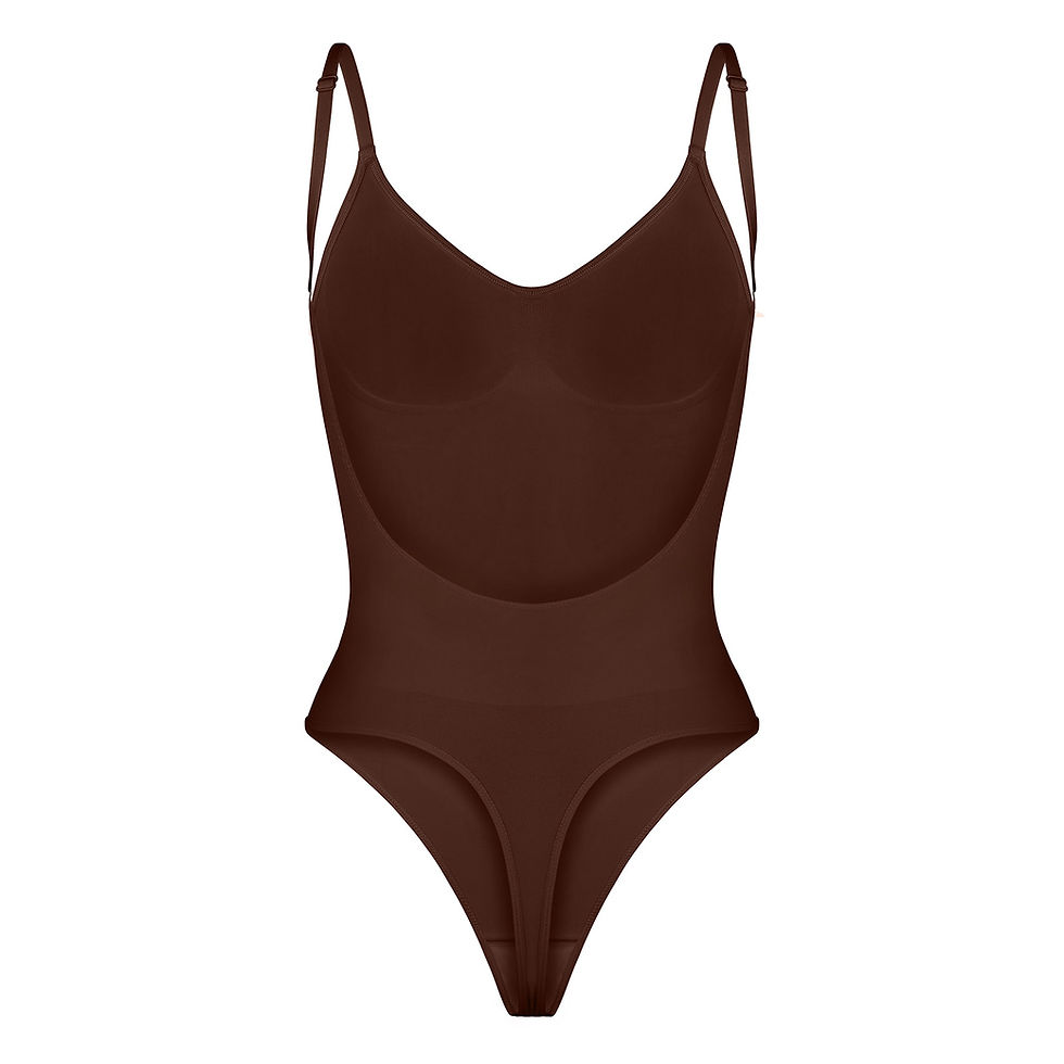 Thumbnail:  Thong Low Back Seamless Bodysuit 