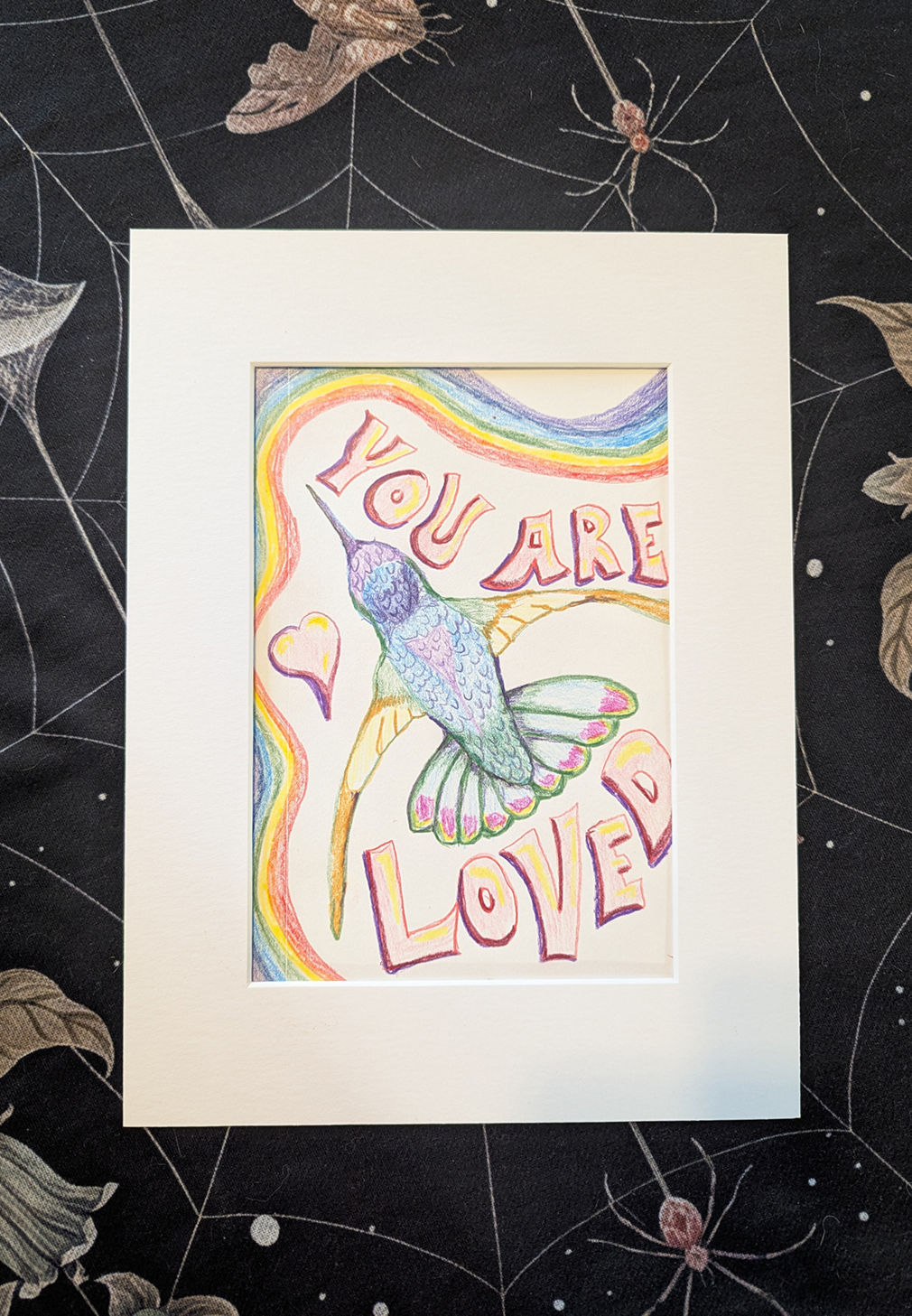 Hummingbird Matted Original