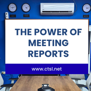 THE POWER OF MEETING REPORTS
