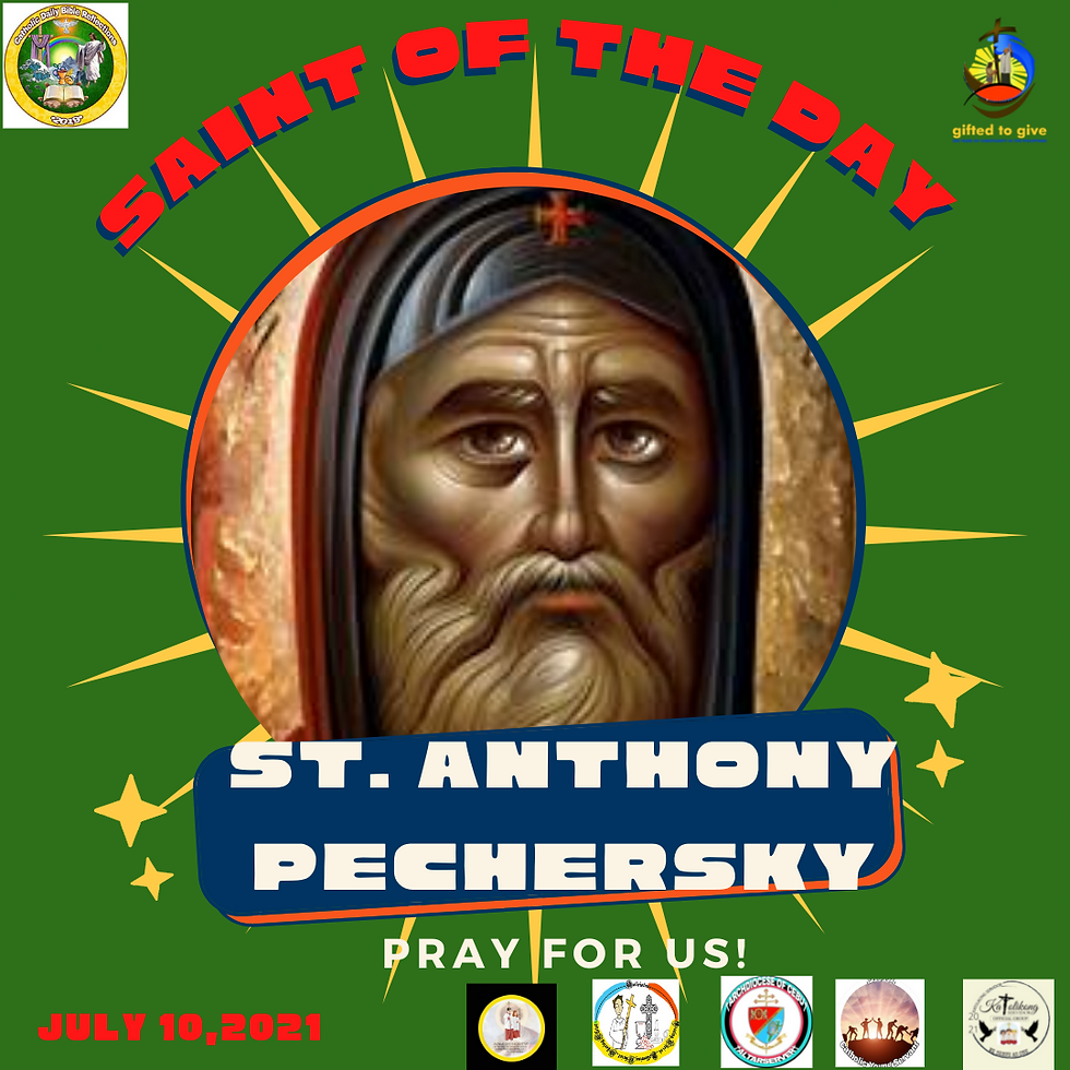 St. Anthony Pechersky is the featured saint of the day