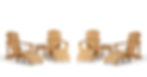 Set of Four Adirondack Chairs