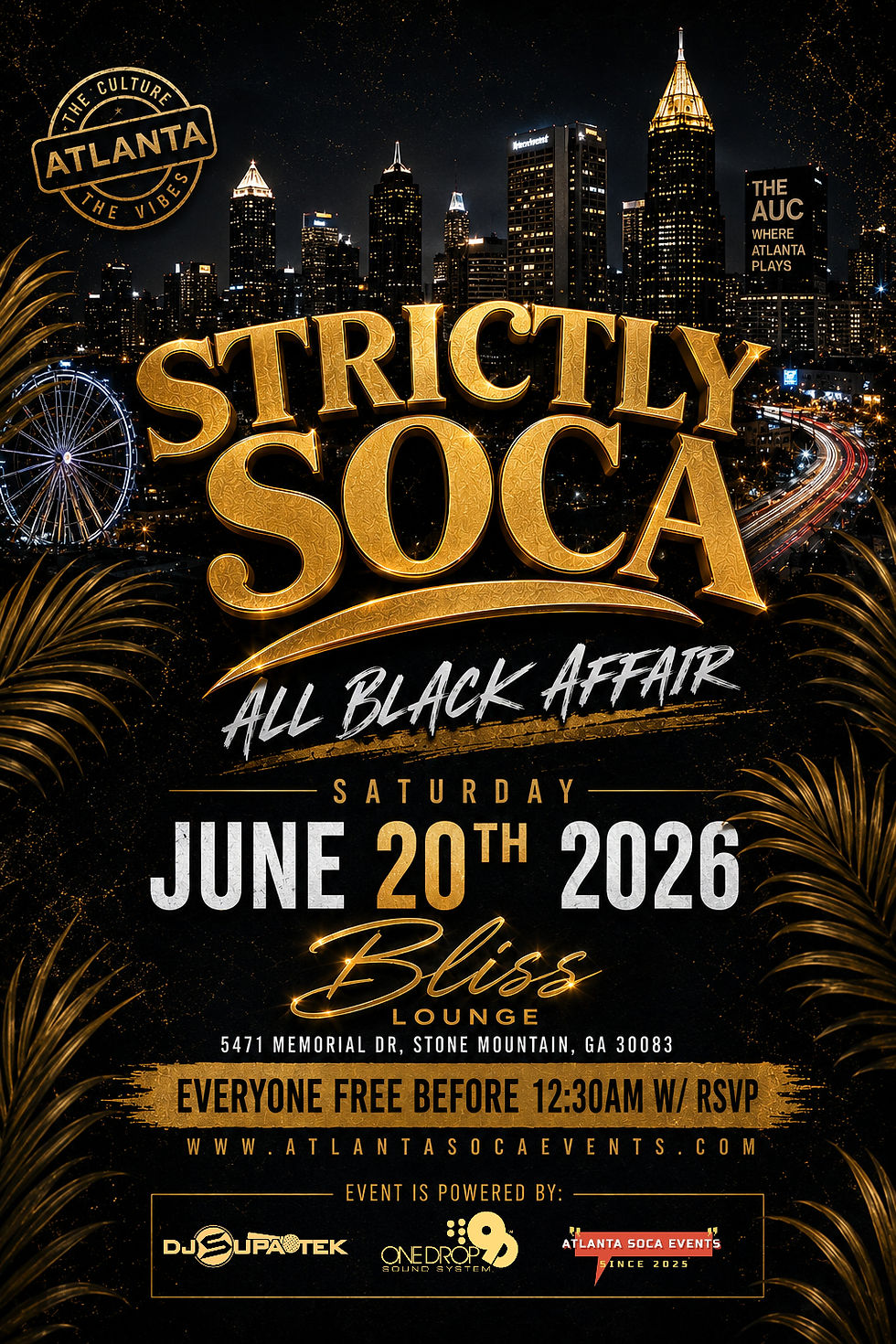Strictly Soca " ALL BLACK AFFAIR "