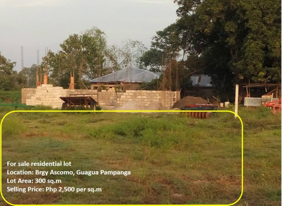 Thumbnail: For Sale: Residential Lot in Ascomo, Guagua, Pampanga