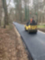 Machine Surfacing of 1500sqm for Local Authortiy Roadway at Thursley Surrey_02