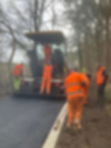 Machine Surfacing of 1500sqm for Local Authortiy Roadway at Thursley Surrey_01