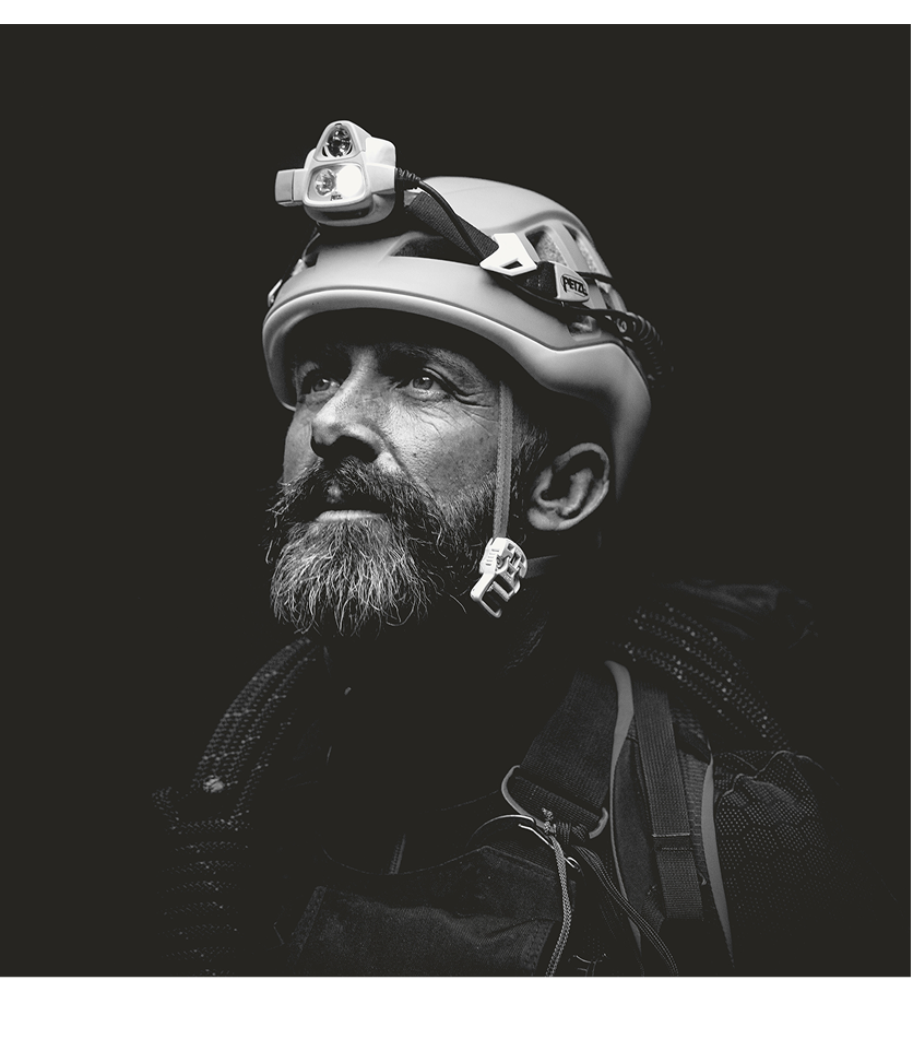 Caving with Aldo Kane