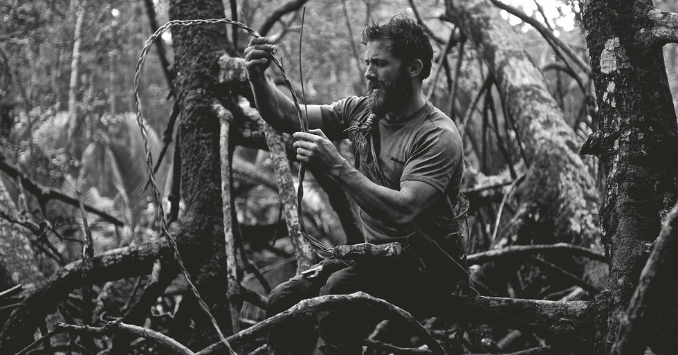 Aldo Kane in the forest