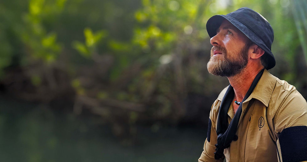 Aldo Kane in the rainforest