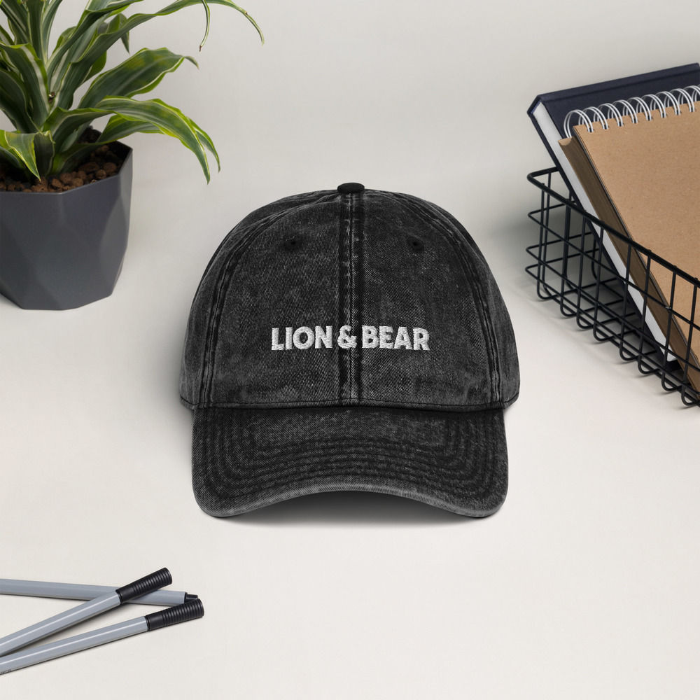 Lion & Bear Dad Hat