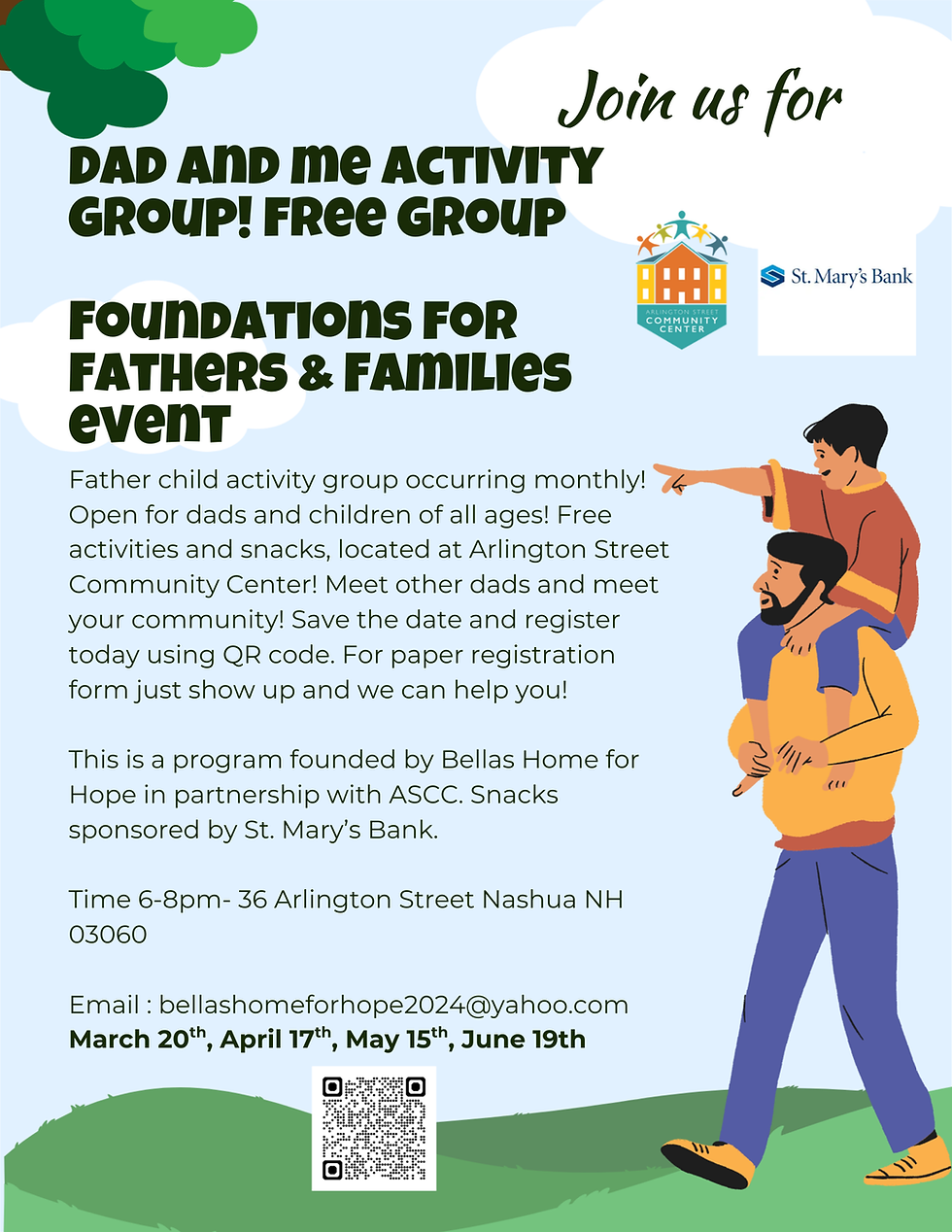 Email asccnashua@gmail.com with any questions. Register here