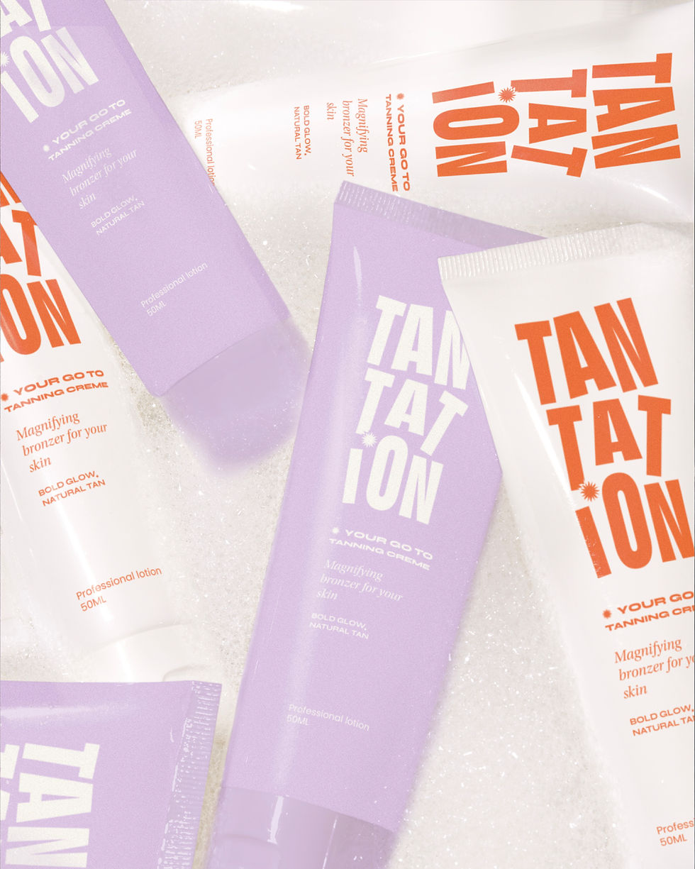 Skincare design mockup