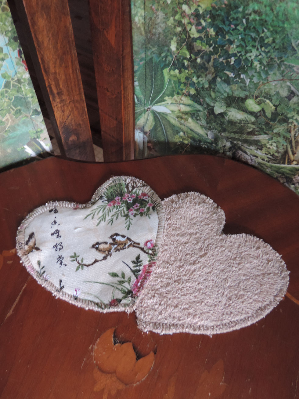 Miniature : 2 lingettes cœur