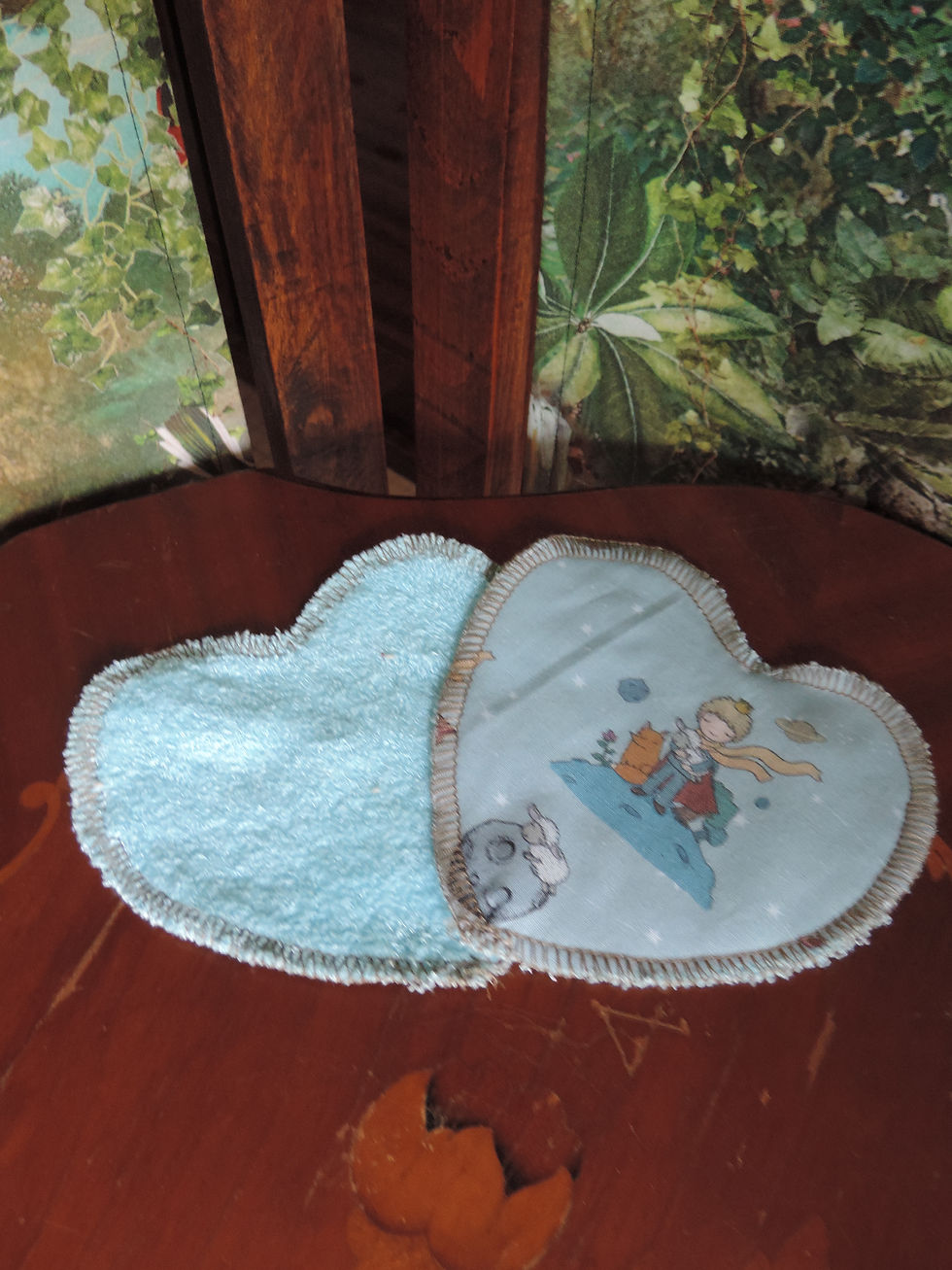 Miniature : 2 lingettes cœur