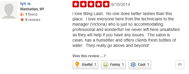 nyc eyelash extensions salon review
