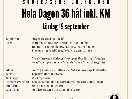 Klubbmästerskap & Hela Dagen