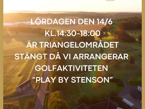 Triangelområdet stängt 14/6