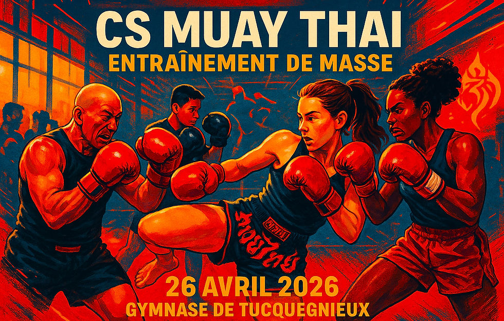 🥊 Entraînement de masse CS Muay Thai : un rendez-vous incontournable pour les passionnés