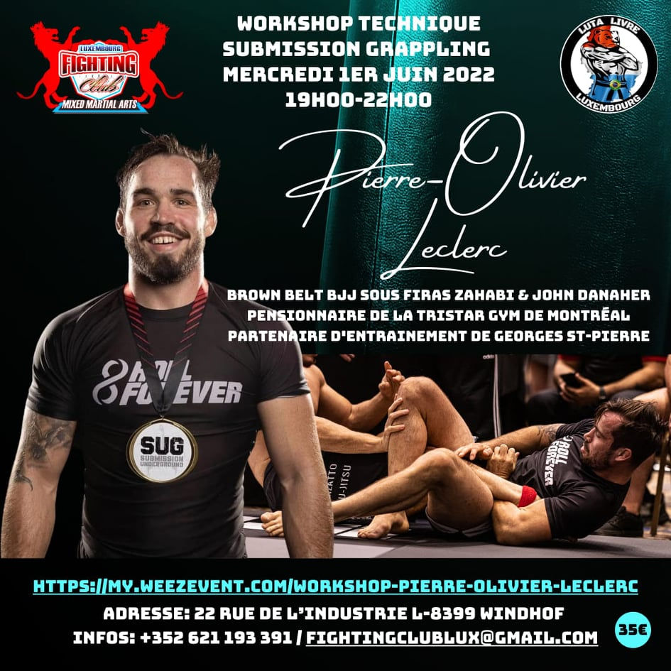 Stage Grappling Pierre Olivier Leclerc