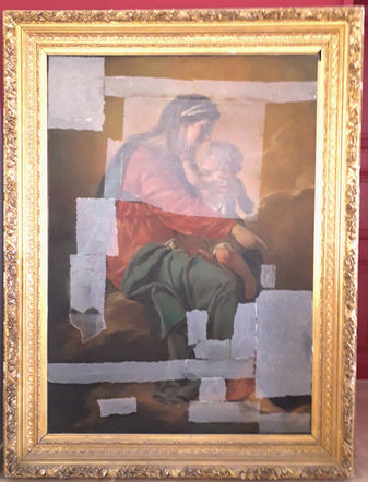 Transport de deux tableaux d'église