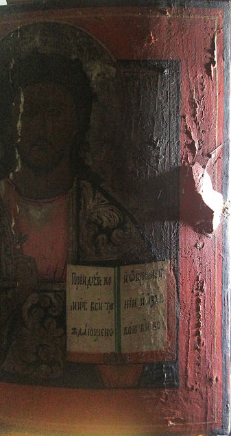 La couche picturale peu à peu retrouve sa place