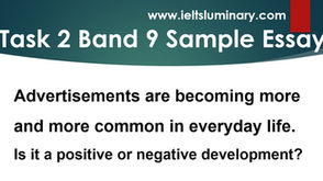 Advertisements are becoming more and more Common in Everyday Life - Task 2 Band 9 Essay Sample