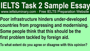 Poor Infrastructure Hinders Under-Developed Countries from Progressing and Modernising - IELTS Essay