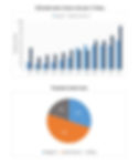Sales of Jeans for Two Companies Next Year in Turkey, and the Projected Market Share of These Companies in Jeans at the End of Next Year - Task 1 Multiple Graphs Band 9 Sample