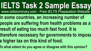 People Are Suffering from Health Problems As a Result of Eating Too Much Fast Food - IELTS Band 9 Essay