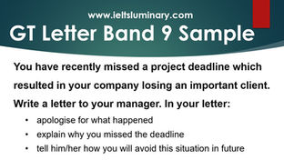 You Missed a Project Deadline, Resulted in Losing an Important Client - GT Letter Sample