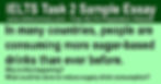 People Are Consuming More Sugar-Based Drinks Than Ever Before - IELTS Task 2 Band 9 Sample Essay