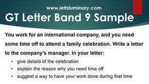 A Letter to Request for Some Time off to Attend a Family Celebration - GT Letter Sample
