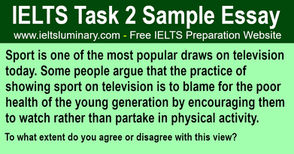 Sport Is One of the Most Popular Draws on Television Today - IELTS Task 2 Band 9 Sample Essay