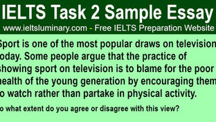 Sport Is One of the Most Popular Draws on Television Today - IELTS Task 2 Band 9 Sample Essay