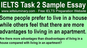 Are There More Advantages Than Disadvantages of Living in a House Compared with Living in an Apartment? (IELTS Essay Sample)