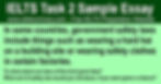 What Sort of Safety Law Would You Introduce, If You Were Given a Chance? (IELTS Essay Sample)