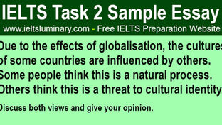 Due to the Effects of Globalisation, the Cultures of Some Countries Are Influenced By Others - IELTS Task 2 Band 9 Sample Essay